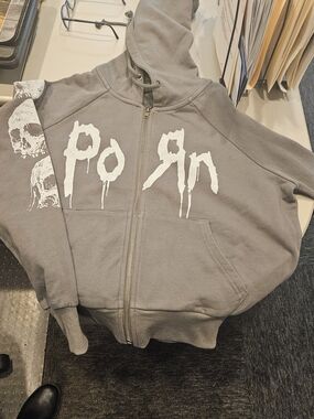 Dolls Kill Porn Zip Up Hoodie.